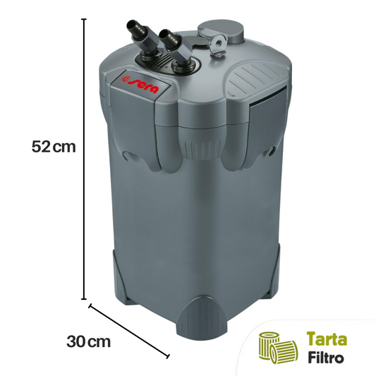 Filtro esterno per acquari con tartarughe 400 litri con lampada uvc sterilizzatrice