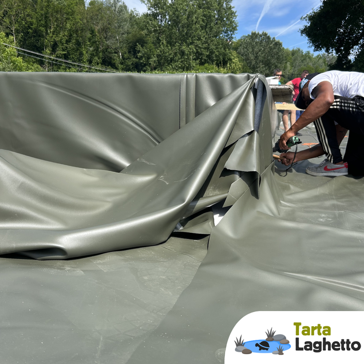 Teli per costruzione laghetti tartarughe d'acqua dolce
