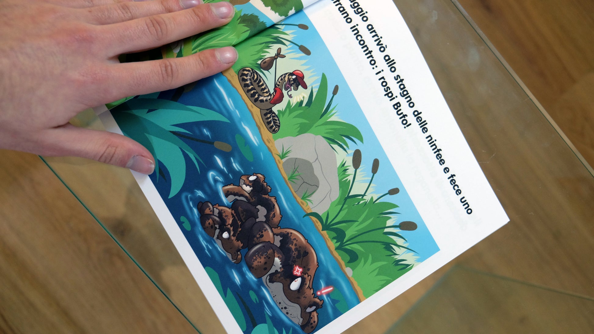 Biaggio il Biacco libro per bambini sugli animali selvatici
