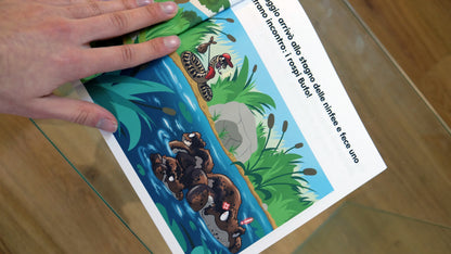 Biaggio il Biacco libro per bambini sugli animali selvatici