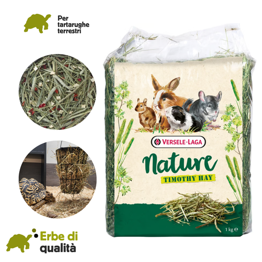 Fieno Timothy per Tartarughe esotiche (C. sulcata, S. pardalis...)