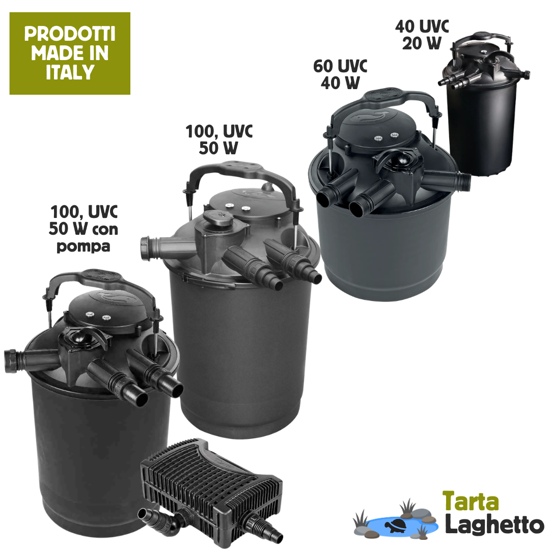 Filtro a pressione per laghetti e biopiscine GREEN RESET con POMPA - SICCE 