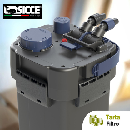Filtro esterno XXL tartarughe d'acqua dolce 900 Litri