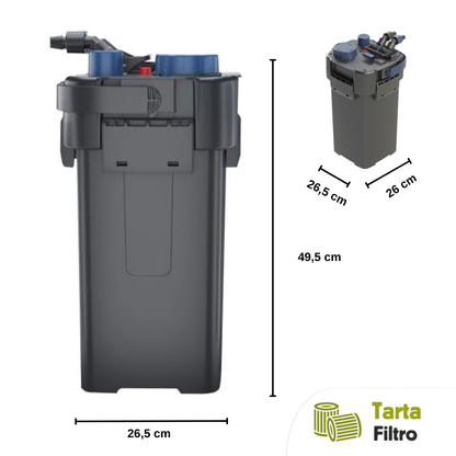 Filtro esterno XXL tartarughe d'acqua dolce 900 Litri