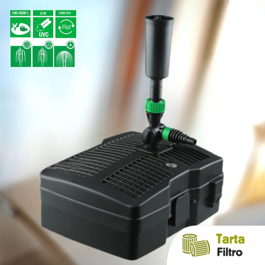 Filtro per laghetti con tartarughe