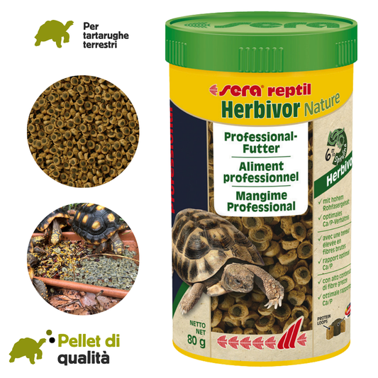 Herbivor mangime per tartarughe terrestri 