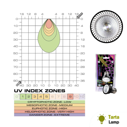 Lampada a Led Uvb 3Watt (No calore) per rettili