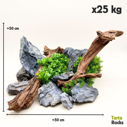 kit allestimento habitat tartarughe d'acqua dolce